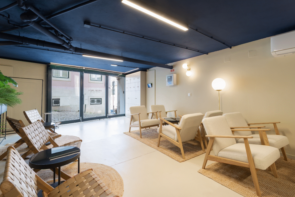 Lounge area do Lapa Diplomatic Flats